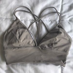 Lululemon Grey Sports Bra
